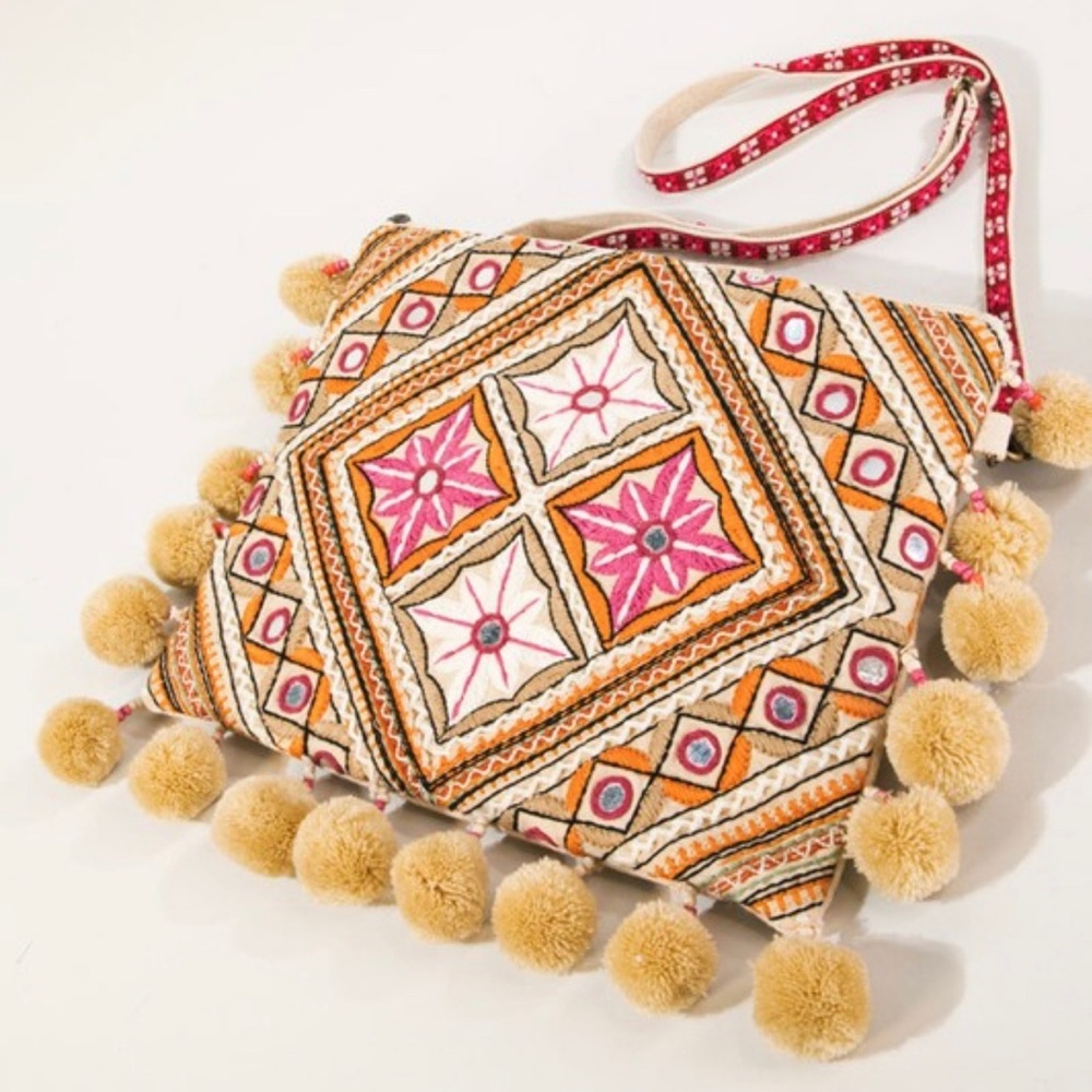Handmade Moroccan Embroidered Handbag